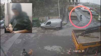 İstanbul Sultangazi’de bir daireye gizlice giren iki kadından biri bina