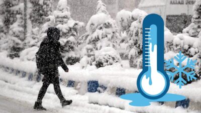 Rusya ve Balkanlar üzerinden gelen dondurucu soğuk hava dalgası Türkiye