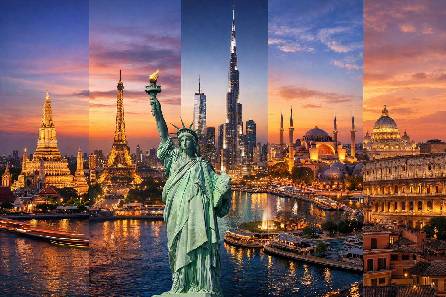 Dünyanın en çok ziyaret edilen şehirleri teker teker listelendi, Güzel