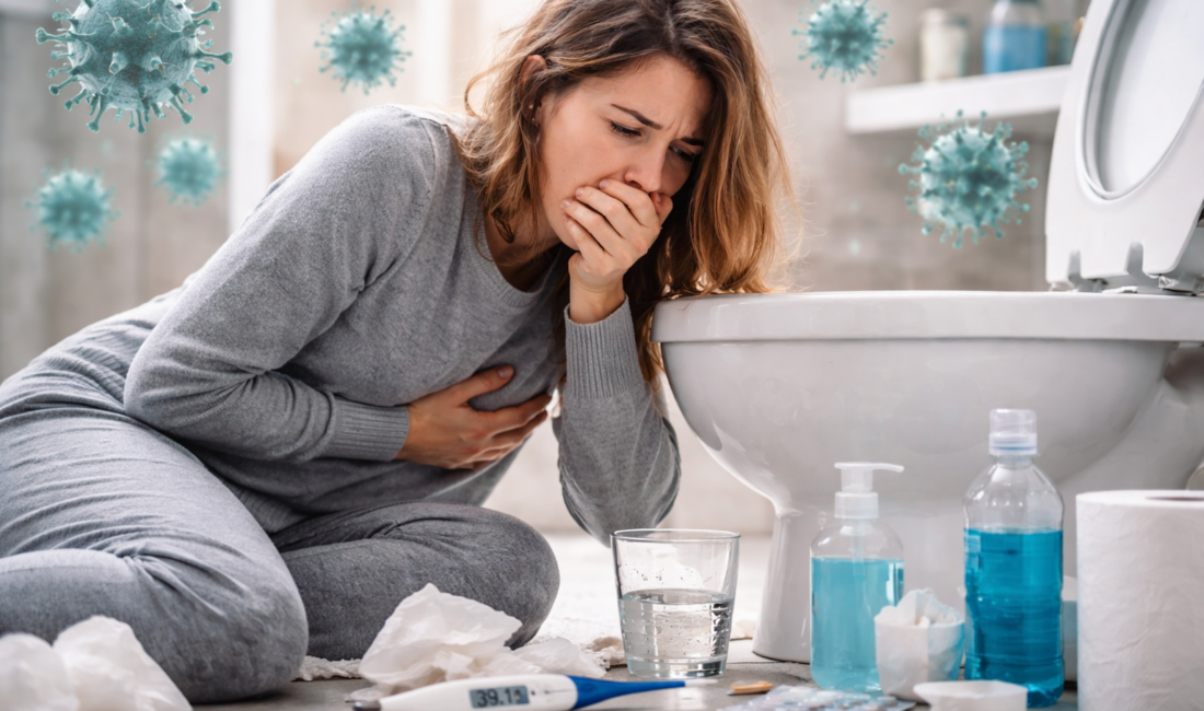 Kış aylarında sadece nezle ve influenza değil, mide gribi olarak