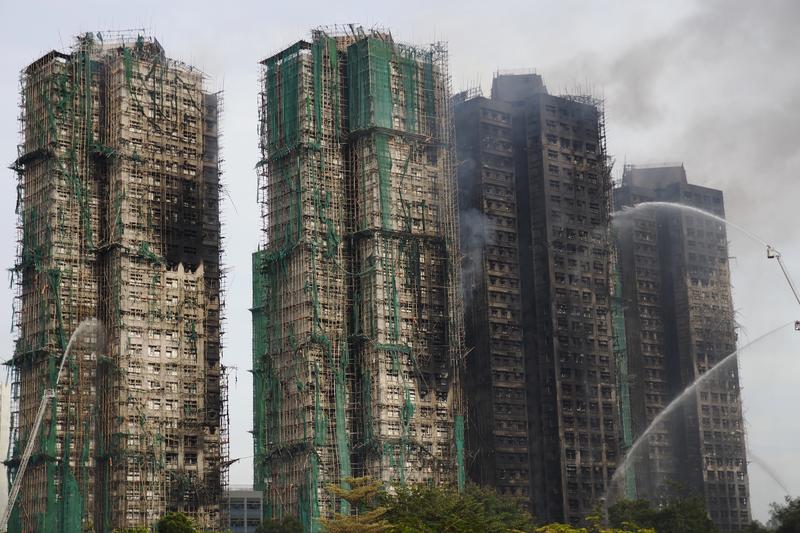 Çin’in Hong Kong Özel İdari Bölgesi’nde Tai Po ilçesinde 8