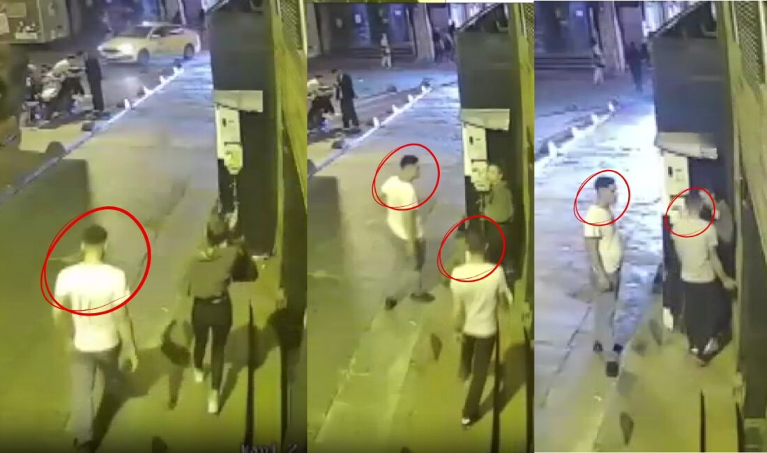 Beyoğlu’nda genç bir kadına sokak ortasında tacizde bulunan iki sanık,