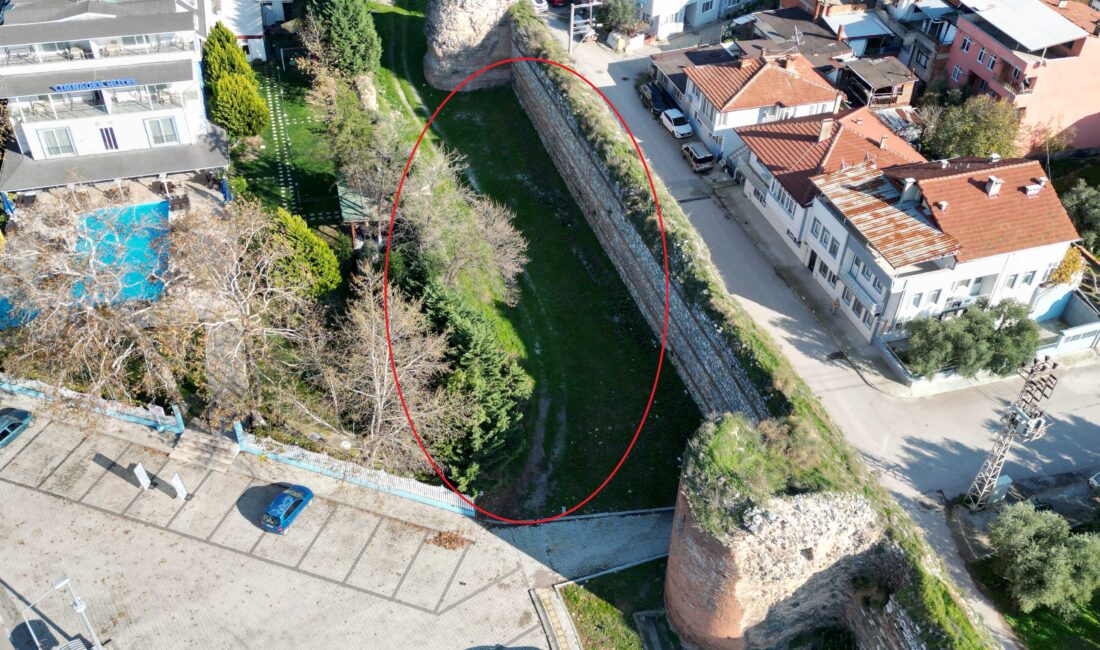Bursa’nın İznik ilçesinde tarihi surlar içinde yer alan 720 metrekarelik
