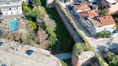 Bursa’nın İznik ilçesinde tarihi surlar içinde yer alan 720 metrekarelik