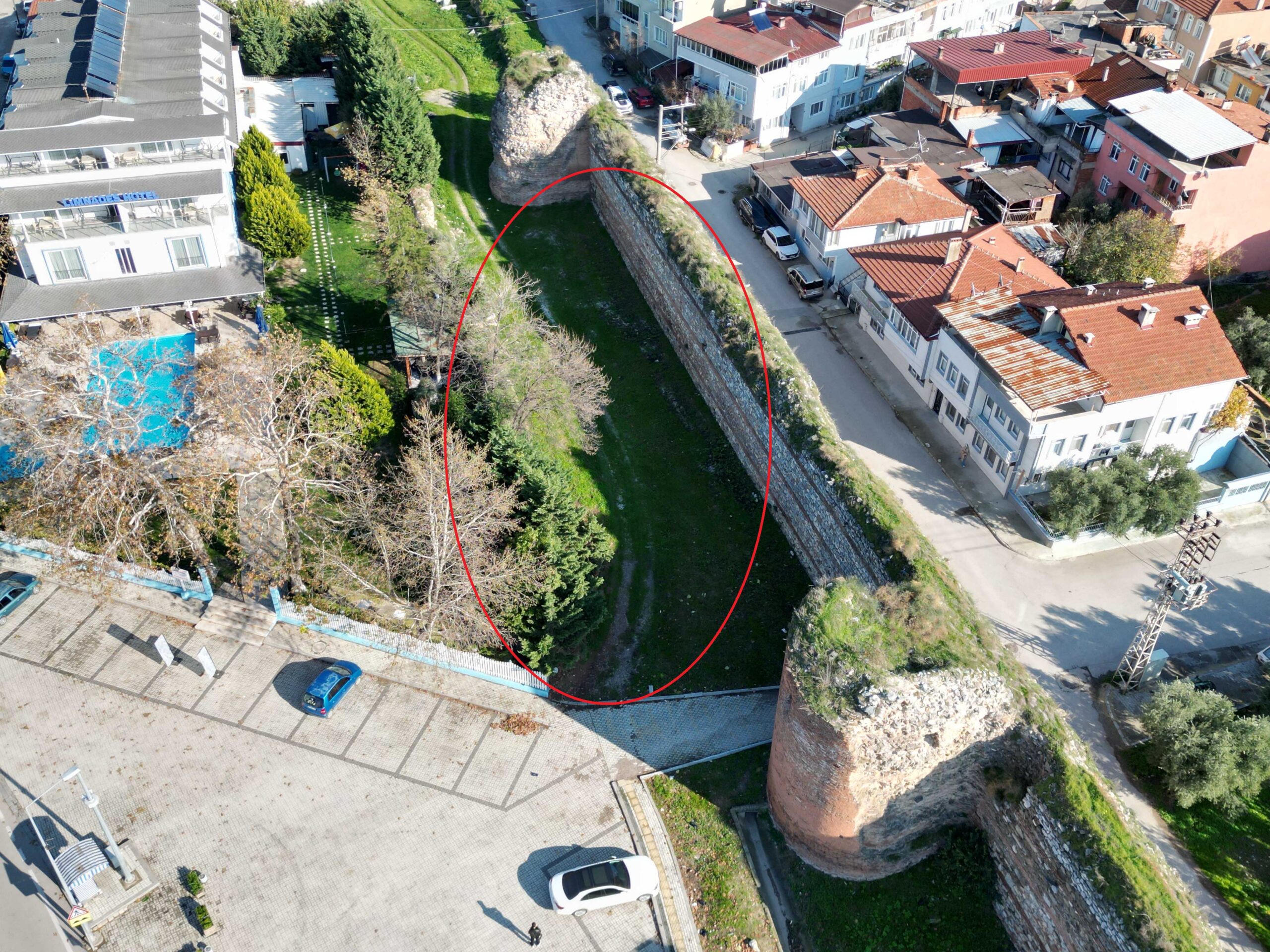 Bursa’nın İznik ilçesinde tarihi surlar içinde yer alan 720 metrekarelik