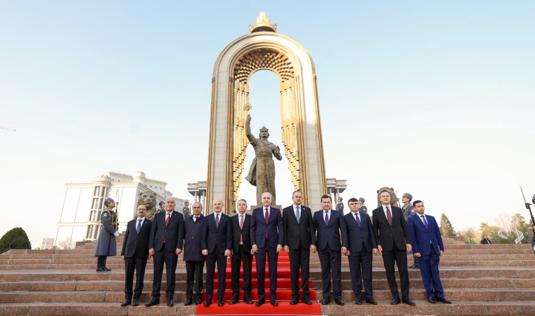 TBMM Başkanı Numan Kurtulmuş, resmi temaslarda bulunmak üzere gittiği Tacikistan’ın