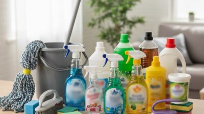 Trabzon’da tuz ruhu ile çamaşır suyunu karıştırarak temizlik yaptığı sırada