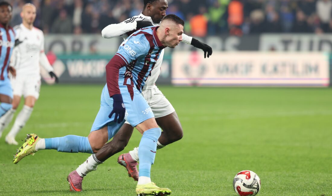 Süper Lig’in 16’ncı haftasında Trabzonspor, sahasında Beşiktaş’ı ağırladı. Beşiktaş’ın ilk