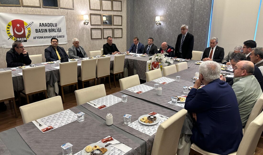 Afyonkarahisar’da Anadolu Basın Birliği tarafından organize edilen İl Başkanları Toplantısı,