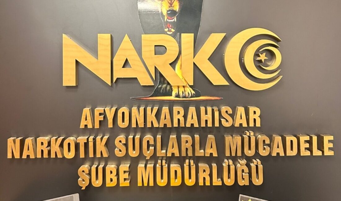 AFYONKARAHİSAR (AA) – Afyonkarahisar'da uyuşturucu ticareti yaptığı gerekçesiyle gözaltına alınan