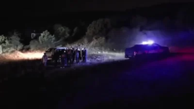 Başkentte gece saatlerinde gökyüzünden düşen cisim panik yarattı, Jandarma ekipleri