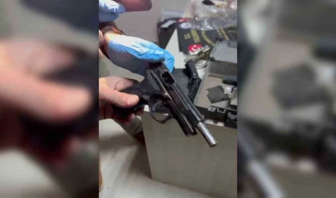 Bursa’da kaçak silah imalatı yaptığı belirlenen bir atölyeye düzenlenen operasyonda