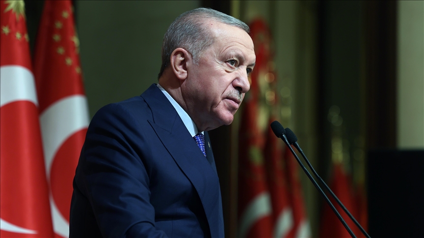 Cumhurbaşkanı Erdoğan, Beştepe Millet Sergi Salonu’ndaki, 16. Büyükelçiler Konferansı’nda katılımcılara