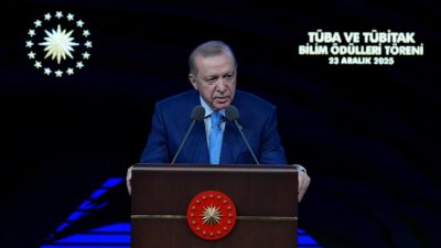 Cumhurbaşkanı Recep Tayyip Erdoğan, "'Balıklar ürküyor' tarzı absürt argümanlarla önümüzü