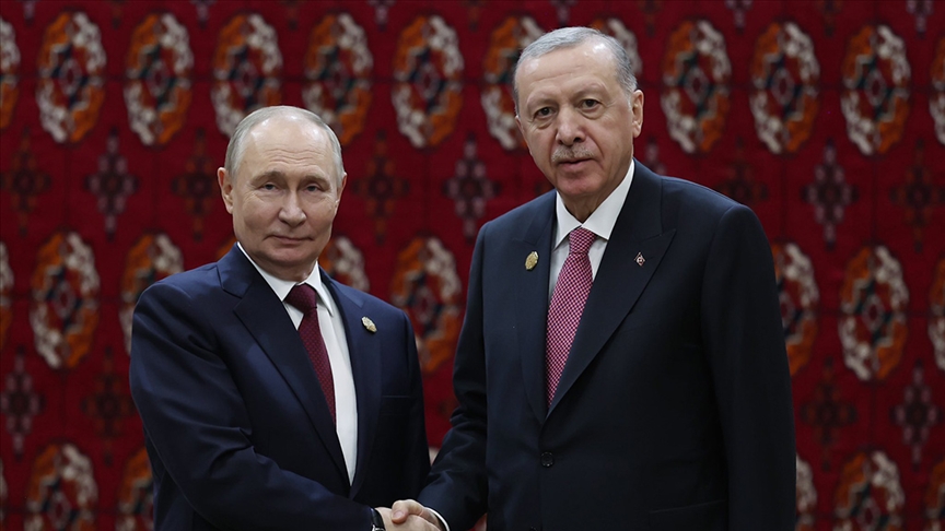 Cumhurbaşkanı Recep Tayyip Erdoğan, Rusya Devlet Başkanı Vladimir Putin ile