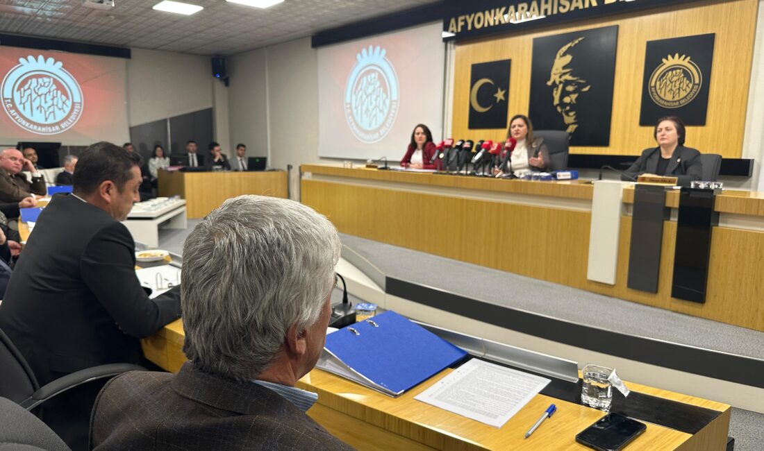 Afyonkarahisar Belediye Meclisi, Aralık ayı olağan toplantısını Belediye Meclisi Toplantı