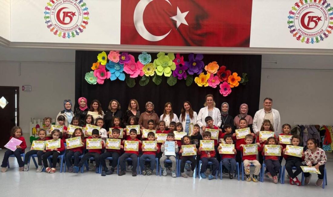 Afyonkarahisar Sağlık Bilimleri Üniversitesi (AFSÜ) personeli, 15 Temmuz Şehitler Anaokulunda