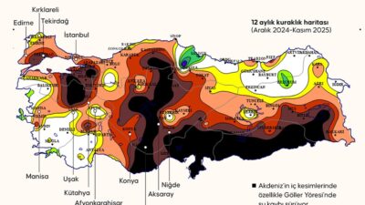 "Kısa vadeli yağışlara rağmen kuraklık etkileri devam Özellikle İç Anadolu,