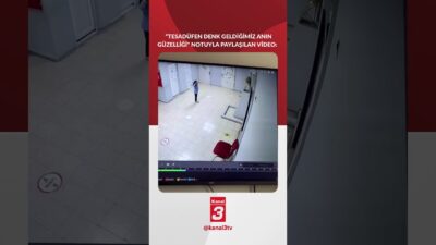 Bir okulun güvenlik kamerası kayıtlarında yer alan görüntülerde, öğrencinin Atatürk