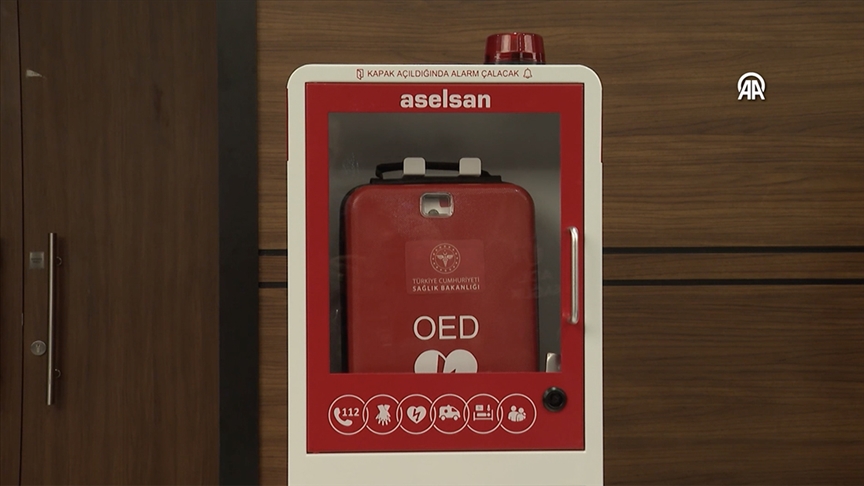 Ankara Valiliği, ani kalp durmalarına karşı Otomatik Eksternal Defibrilatör (OED)
