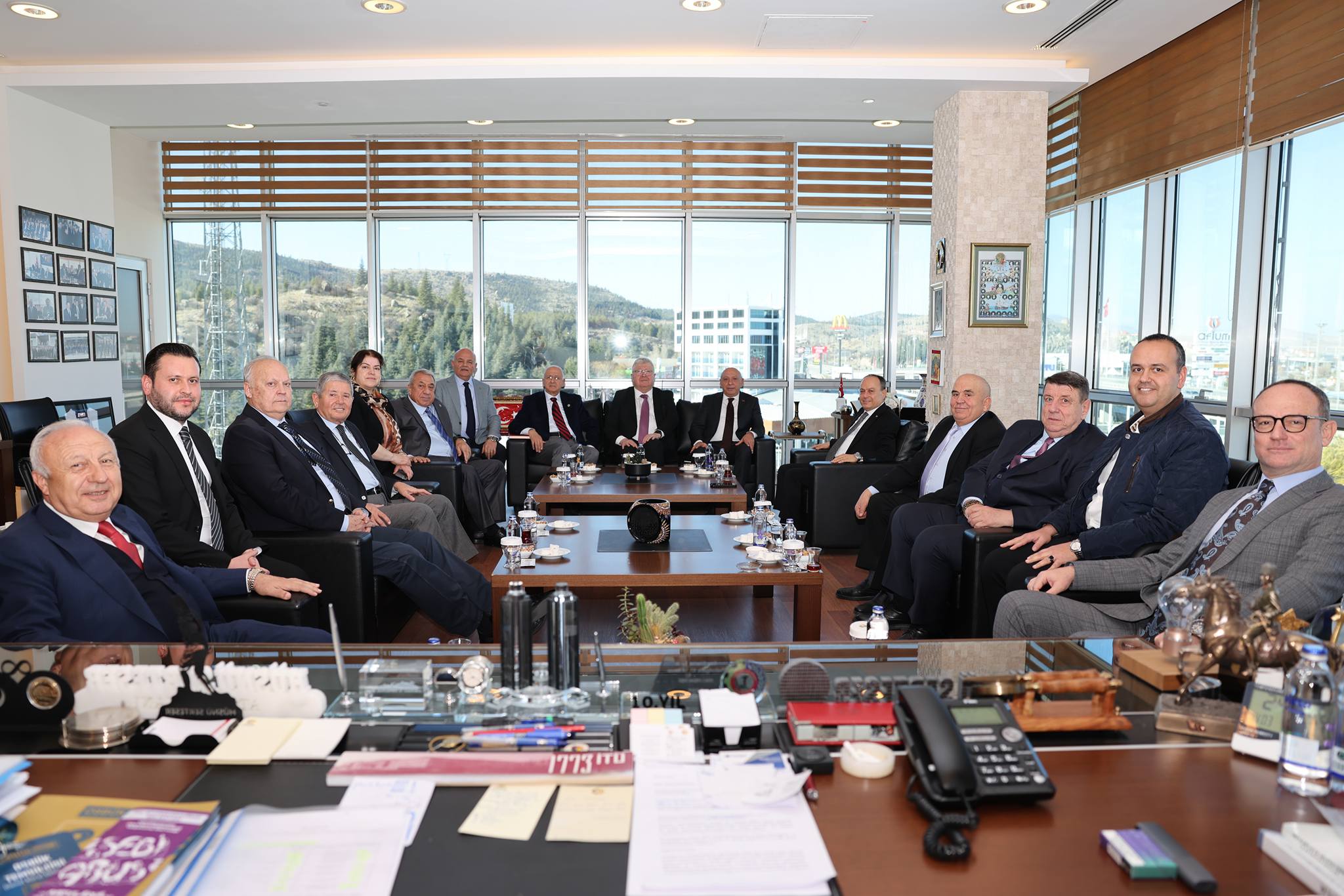 Petrol Ürünleri İşverenler Sendikası (PUİS) Genel Başkanı İmran Okumuş ve