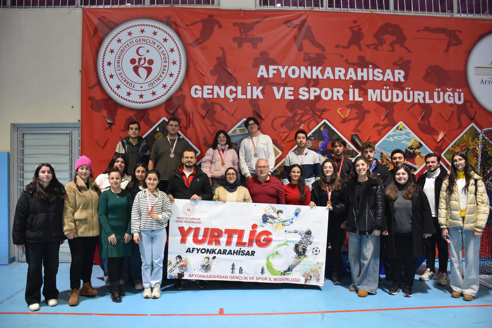 Gençlik ve Spor İl Müdürlüğü koordinesinde, yurtlar arasında düzenlenen Yurt
