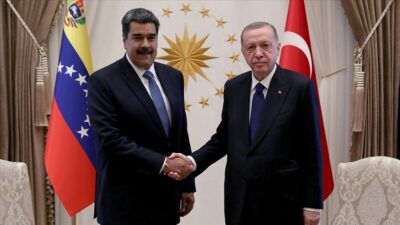 Cumhurbaşkanı Recep Tayyip Erdoğan, Venezuela Devlet Başkanı Nicolas Maduro ile