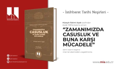 Milli İstihbarat Akademisi, Hüseyin Rahmi Apak’ın 1925 yılında yayımlanan “Zamanımızda