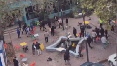 Manisa’nın Gölmarmara ilçesinde iki kişi arasında başlayan tartışma kısa sürede