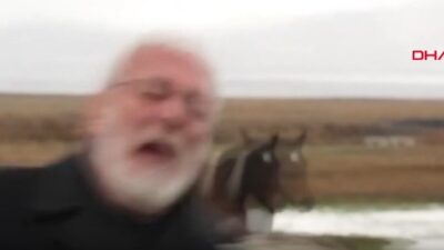 KLİP çekimi için geldiği Kayseri’de sanatçı Onur Akın’a, yılkı atı