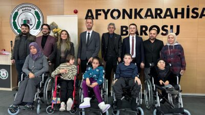 3 Aralık Dünya Engelliler Günü kapsamında Afyonkarahisar Barosu, sosyal sorumluluk