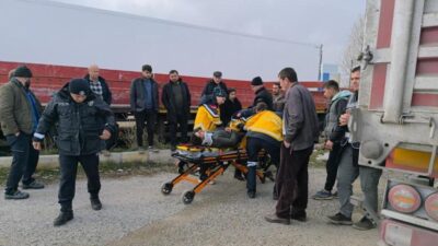 Tır kontrolden çıktı, zincirleme kaza tehlikesi yaşandı. Yolun boş olması