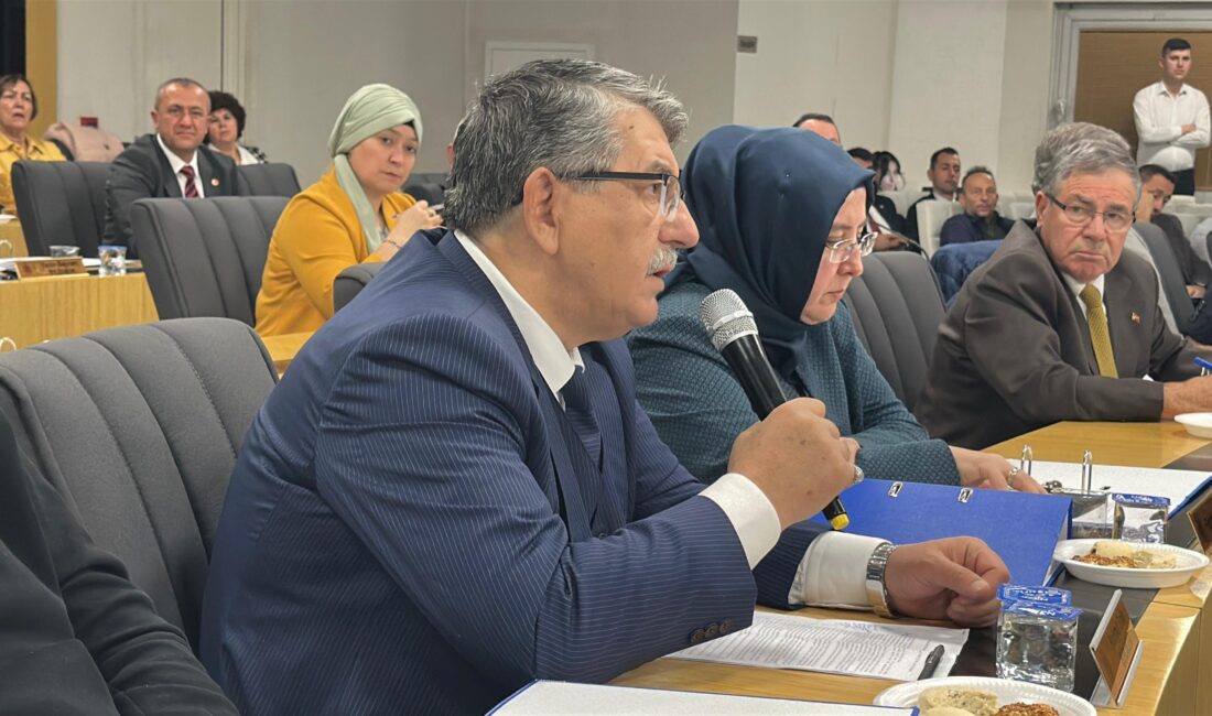 Afyonkarahisar Belediye Meclis Toplantısında gündem dışı söz alan meclis üyesi