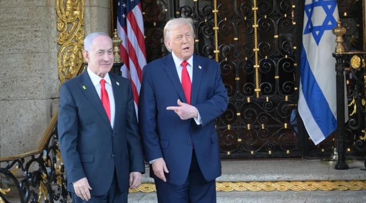 ABD Başkanı Donald Trump ve İsrail Başbakanı Binyamin Netanyahu, Florida'da