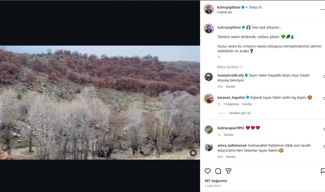 Afyonkarahisar Valisi Doç. Dr. Kübra Güran Yiğitbaşı, sosyal medya hesabından