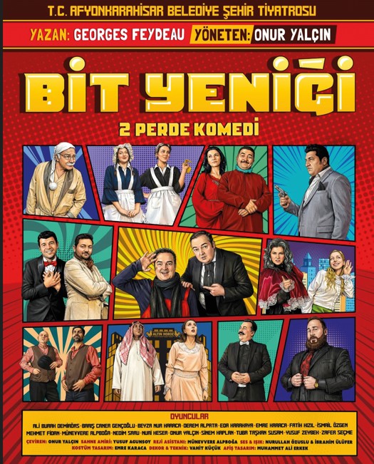 Afyonkarahisar Belediyesi Şehir Tiyatrosu, tiyatroseverleri güldürmeye hazırlanıyor. Belediye bünyesinde sahnelenen