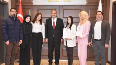 AFSÜ Rektörü Prof. Dr. Adem Aslan, Orhun Değişim Programı kapsamında