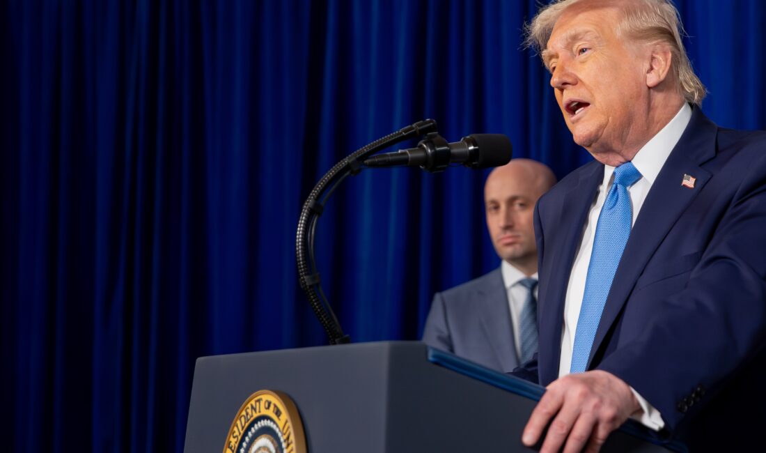 ABD Başkanı Donald Trump, Washington’da düzenlenen Cumhuriyetçi Parti Konferansı’nda hem