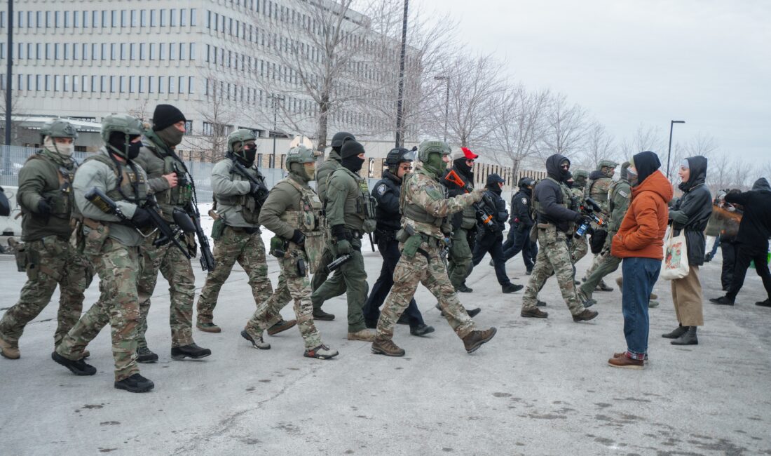Minnesota eyaletinin Minneapolis kenti, bir ICE (Göçmenlik ve Gümrük Muhafaza)