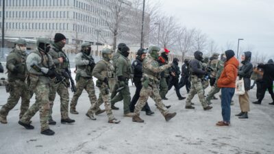 Minnesota eyaletinin Minneapolis kenti, bir ICE (Göçmenlik ve Gümrük Muhafaza)