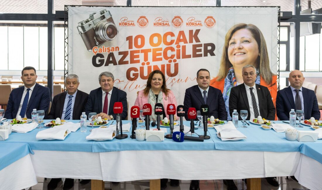 Afyonkarahisar Belediye Başkanı Burcu Köksal, 10 Ocak Çalışan Gazeteciler Günü
