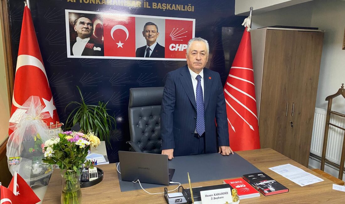 “Bereketsizlik söylemi, çözüm üretemeyenlerin sığ polemiği” CHP Afyonkarahisar İl Başkanı Hasan Karadeniz, AK Parti Afyonkarahisar Milletvekili