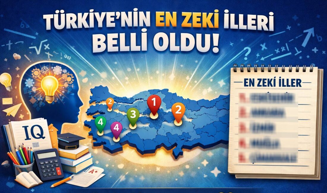 Zeka Testi Merkezi tarafından internet üzerinden yapılan ve 1 milyondan