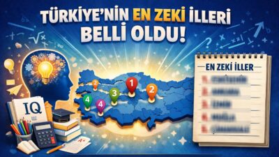 Zeka Testi Merkezi tarafından internet üzerinden yapılan ve 1 milyondan