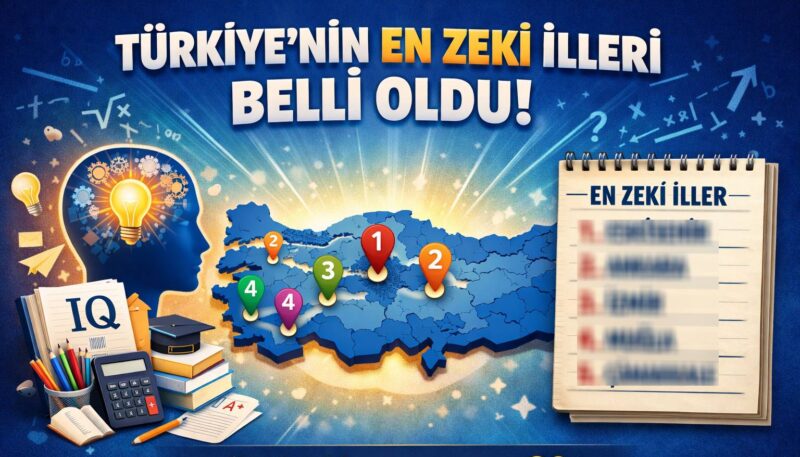 Zeka Testi Merkezi tarafından internet üzerinden yapılan ve 1 milyondan