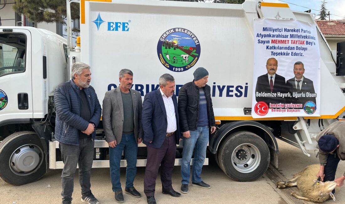 Çıkrık Belediyesi, temizlik hizmetlerinin daha hızlı ve etkin yürütülmesi amacıyla