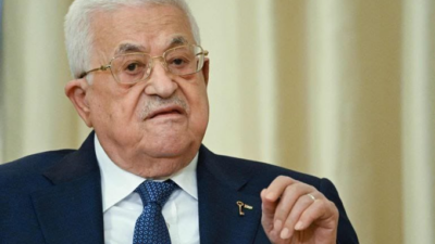 Filistin Devlet Başkanı Mahmud Abbas, Batı Şeria’nın Ramallah kentinde bulunan