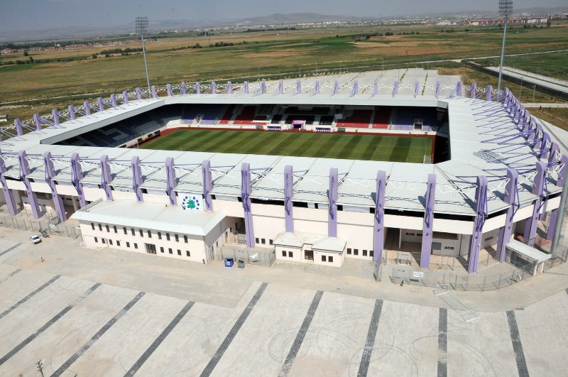 GEREKÇE: DEPLASMAN TRİBÜNÜNDE TADİLAT Toplam 14 bin 558 seyirci kapasiteli