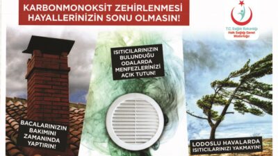 Afyonkarahisar İl Sağlık Müdürlüğü, kış mevsimiyle birlikte artış gösteren soba