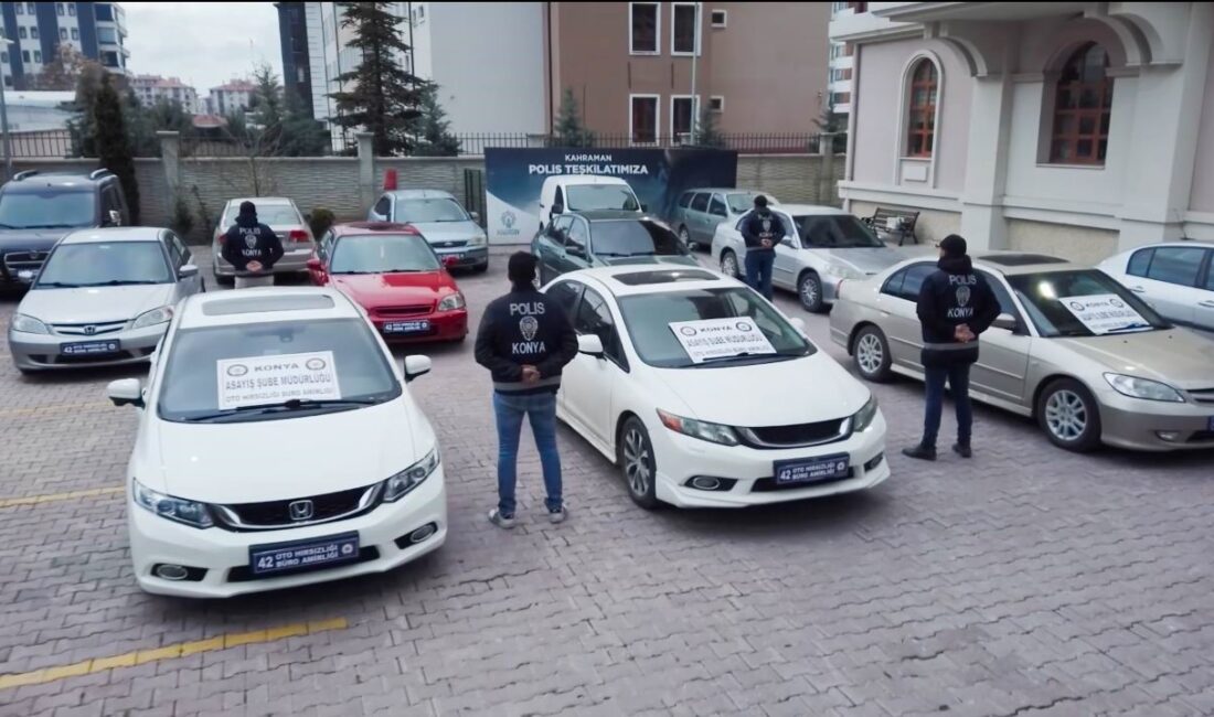 Konya'da "Change Araç" çetesine yönelik polis ekiplerince geçtiğimiz ay düzenlenen